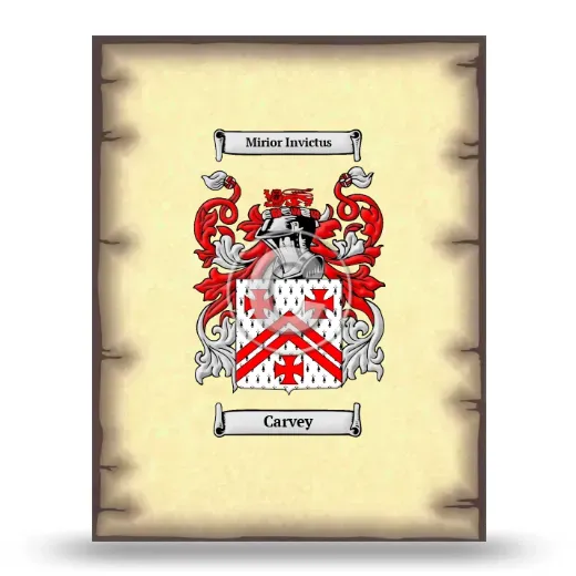 Carvey Coat of Arms Print