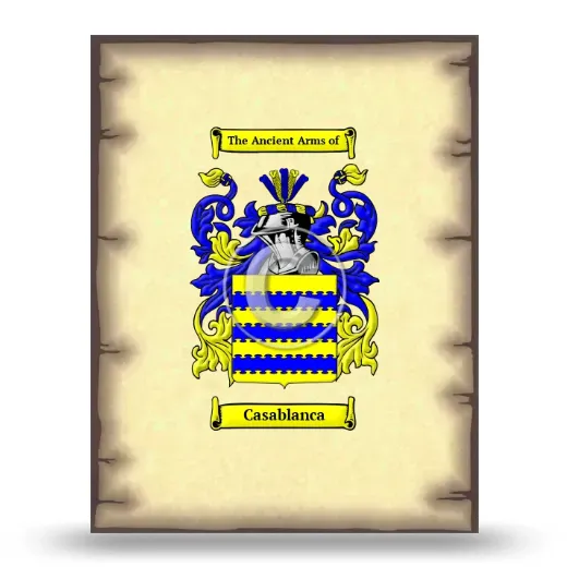 Casablanca Coat of Arms Print