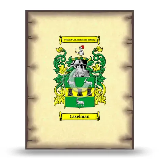 Caselman Coat of Arms Print