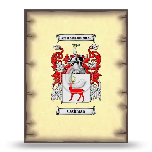 Cashman Coat of Arms Print