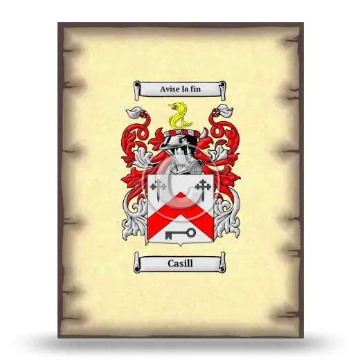 Casill Coat of Arms Print