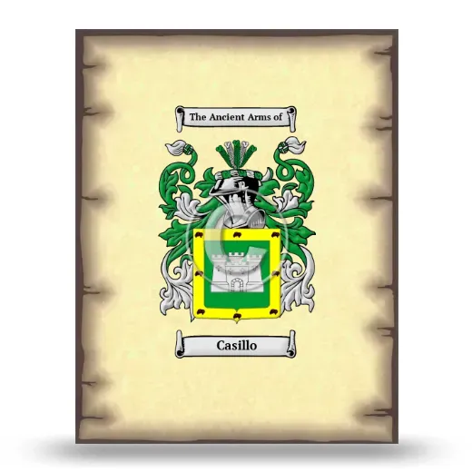 Casillo Coat of Arms Print