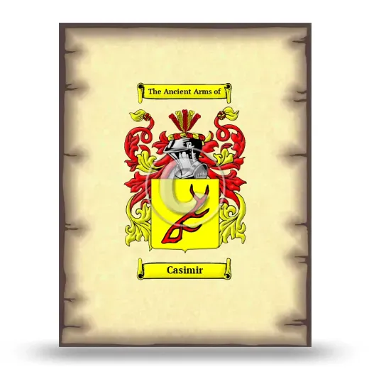 Casimir Coat of Arms Print