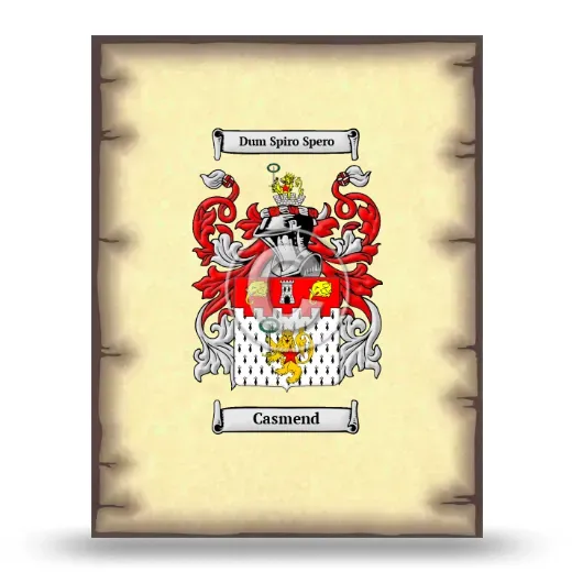 Casmend Coat of Arms Print