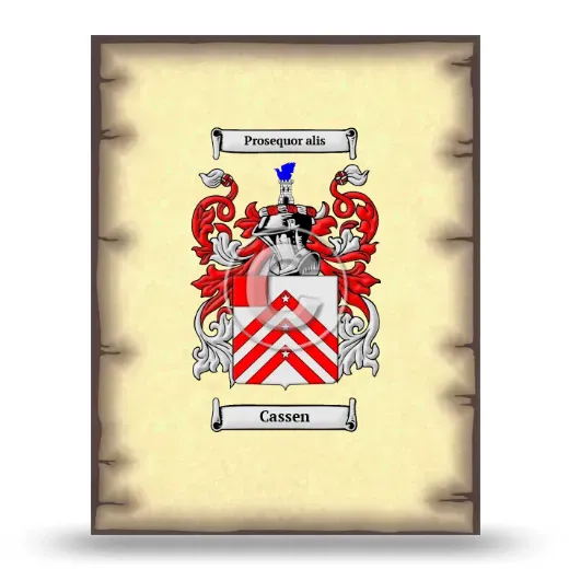 Cassen Coat of Arms Print