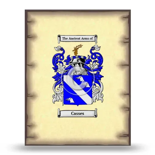 Casses Coat of Arms Print