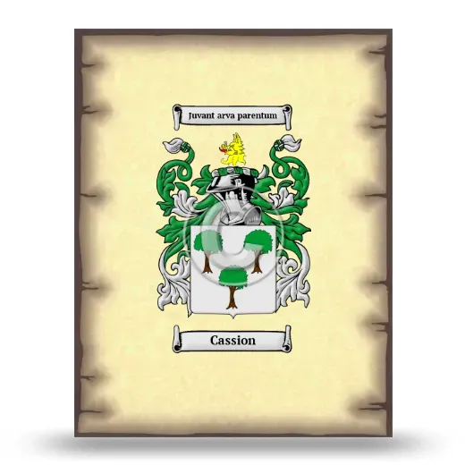 Cassion Coat of Arms Print