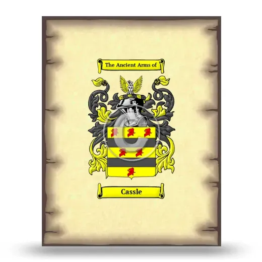 Cassle Coat of Arms Print