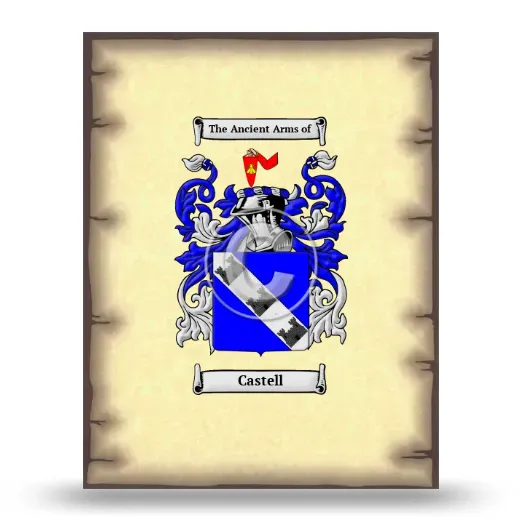 Castell Coat of Arms Print
