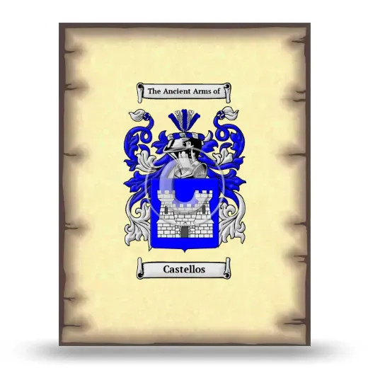 Castellos Coat of Arms Print