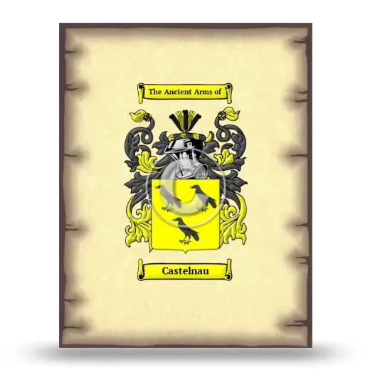 Castelnau Coat of Arms Print