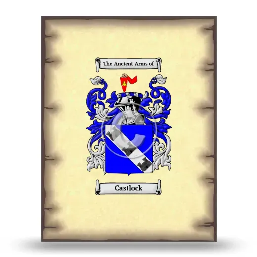 Castlock Coat of Arms Print
