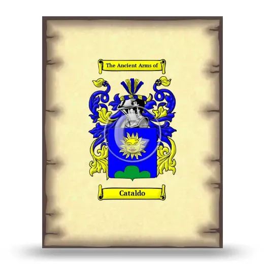 Cataldo Coat of Arms Print