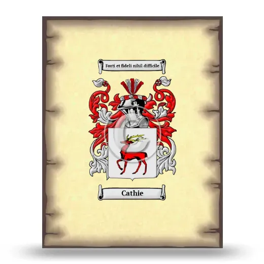 Cathie Coat of Arms Print