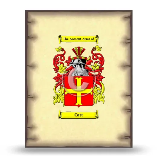 Catt Coat of Arms Print