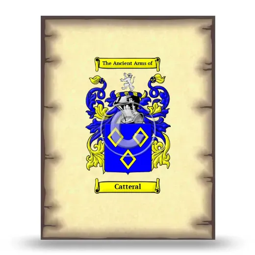 Catteral Coat of Arms Print