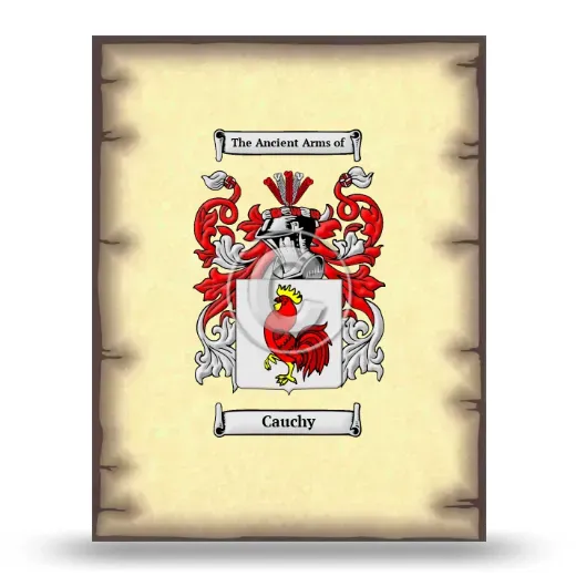 Cauchy Coat of Arms Print