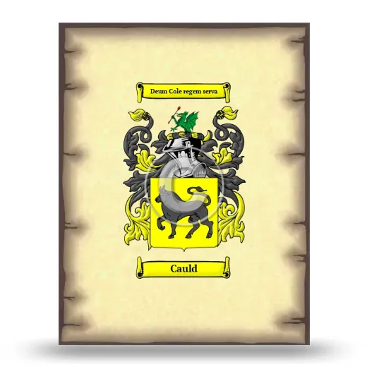 Cauld Coat of Arms Print
