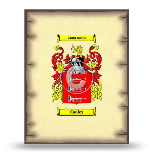 Caules Coat of Arms Print