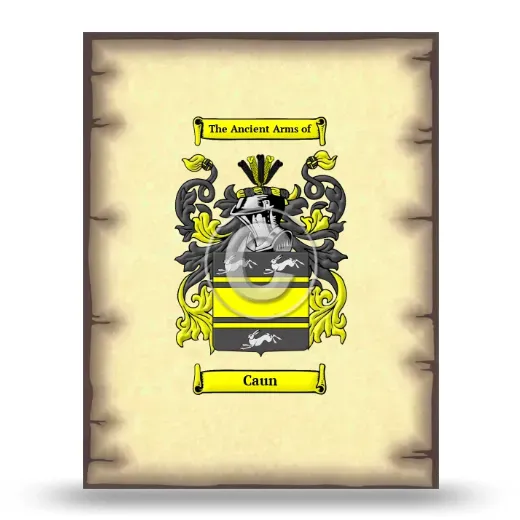 Caun Coat of Arms Print