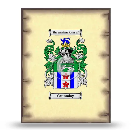 Caunnday Coat of Arms Print
