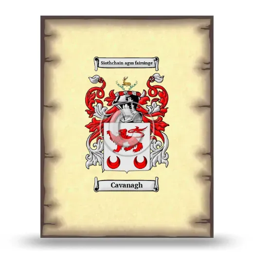 Cavanagh Coat of Arms Print