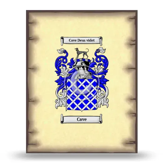 Cave Coat of Arms Print