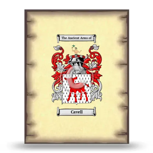 Cavell Coat of Arms Print