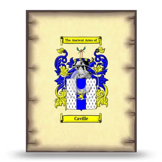 Caville Coat of Arms Print