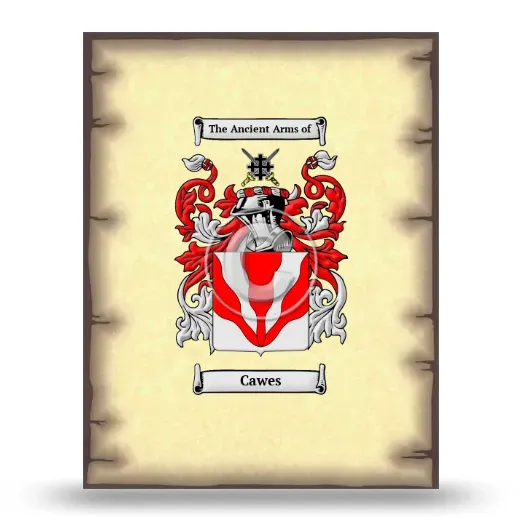 Cawes Coat of Arms Print