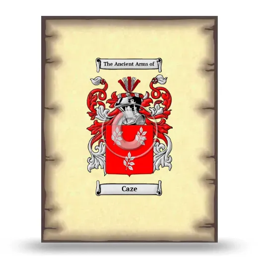 Caze Coat of Arms Print