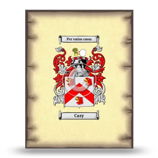 Cazy Coat of Arms Print