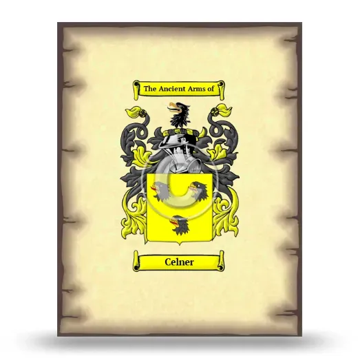 Celner Coat of Arms Print