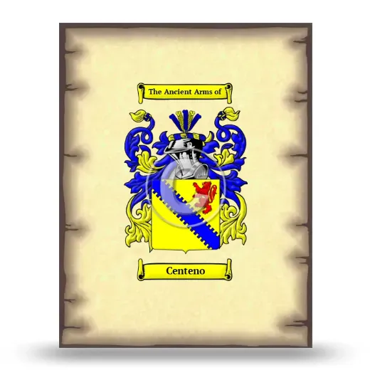 Centeno Coat of Arms Print