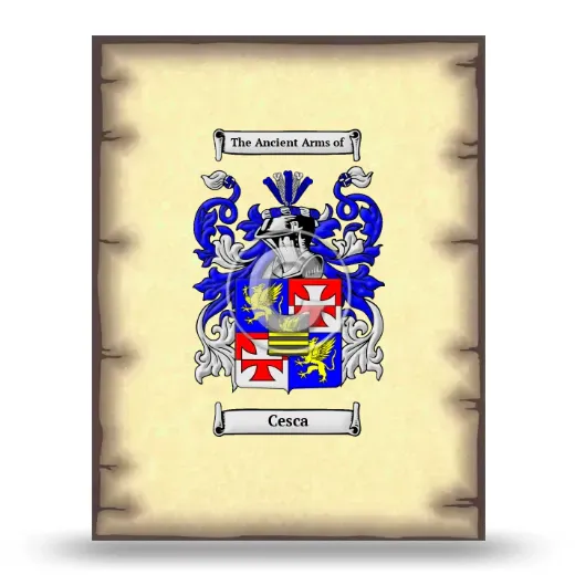 Cesca Coat of Arms Print