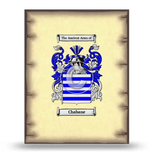 Chabane Coat of Arms Print
