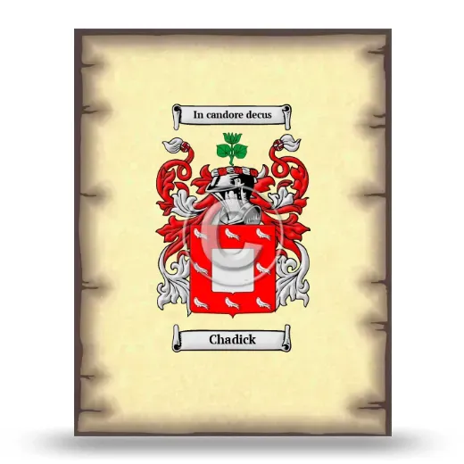 Chadick Coat of Arms Print