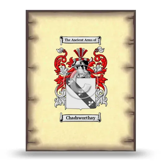 Chadsworthay Coat of Arms Print
