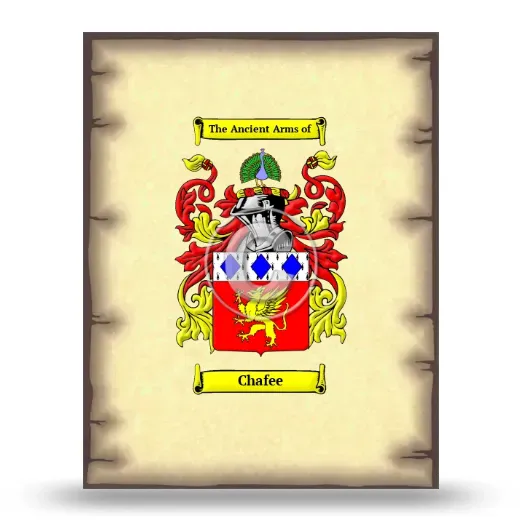 Chafee Coat of Arms Print