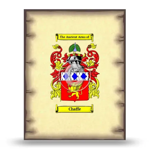 Chaffe Coat of Arms Print