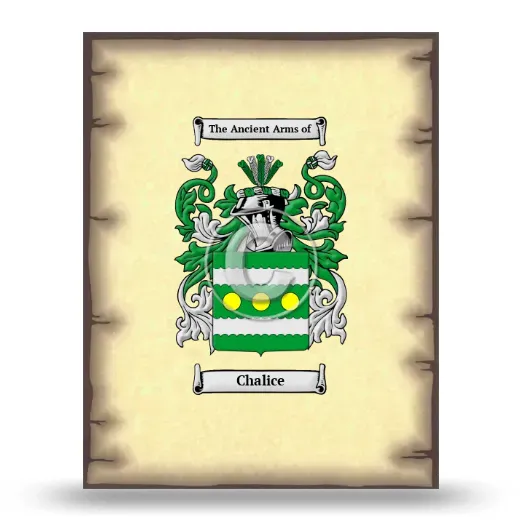 Chalice Coat of Arms Print