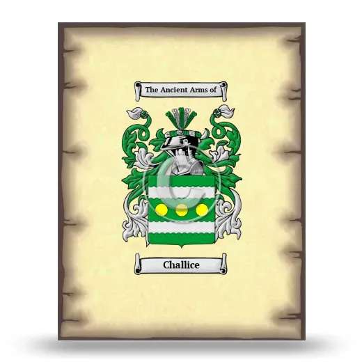 Challice Coat of Arms Print