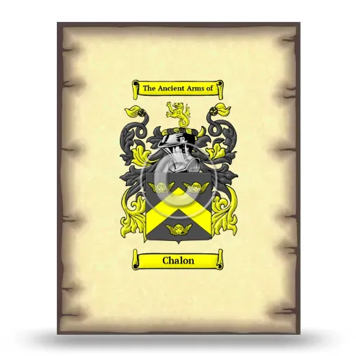 Chalon Coat of Arms Print