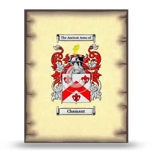 Chamant Coat of Arms Print