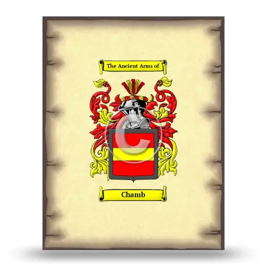 Chamb Coat of Arms Print