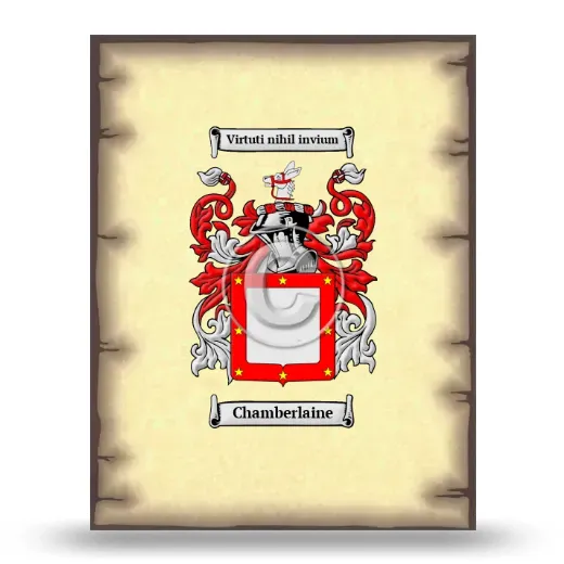 Chamberlaine Coat of Arms Print