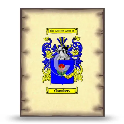 Chambery Coat of Arms Print