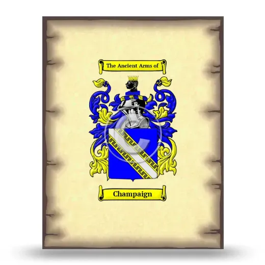 Champaign Coat of Arms Print