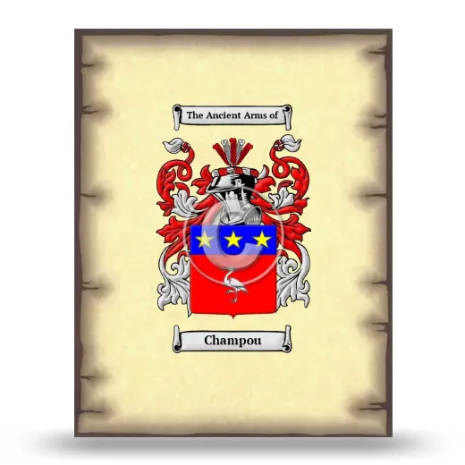 Champou Coat of Arms Print