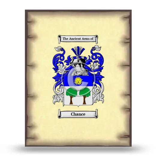 Chance Coat of Arms Print